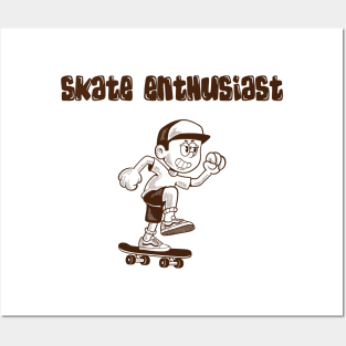 Skate Enthusiast Posters and Art